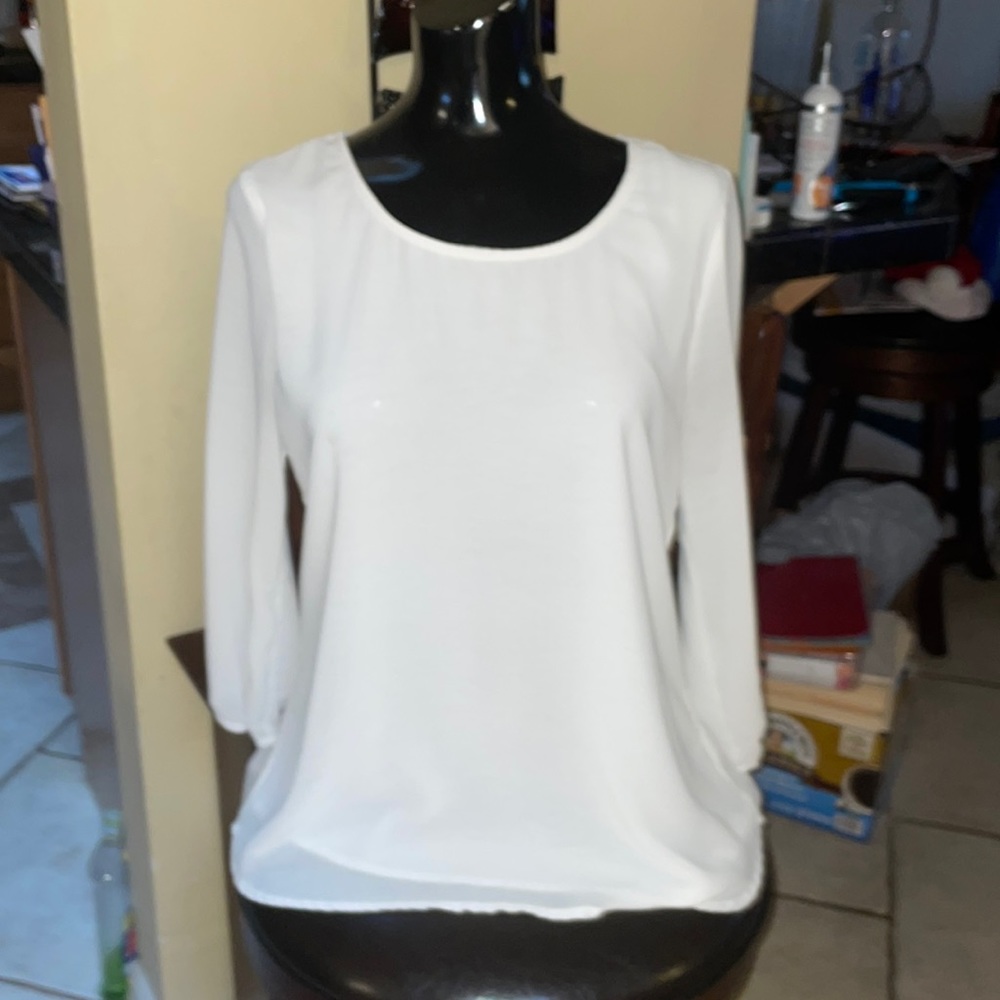 Society Girl blouse with cool back